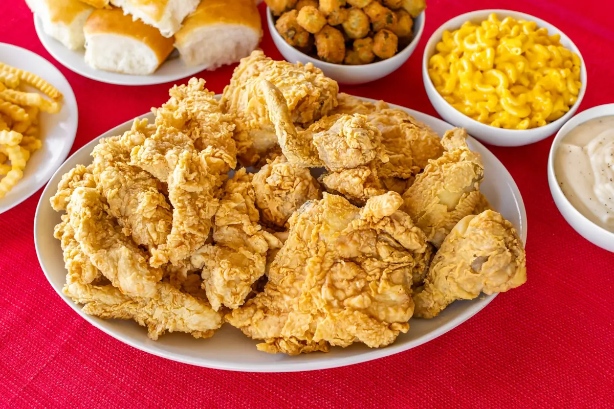 16 tenders with rolls and sides