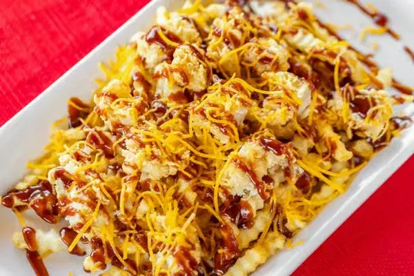Honey BBQ loaded fries